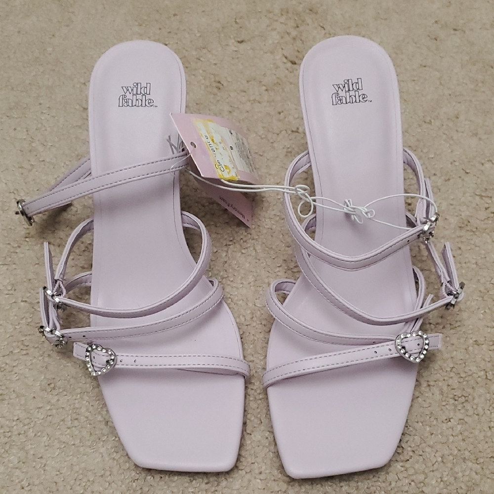 Wild Fable Britt Mule Heels size 9